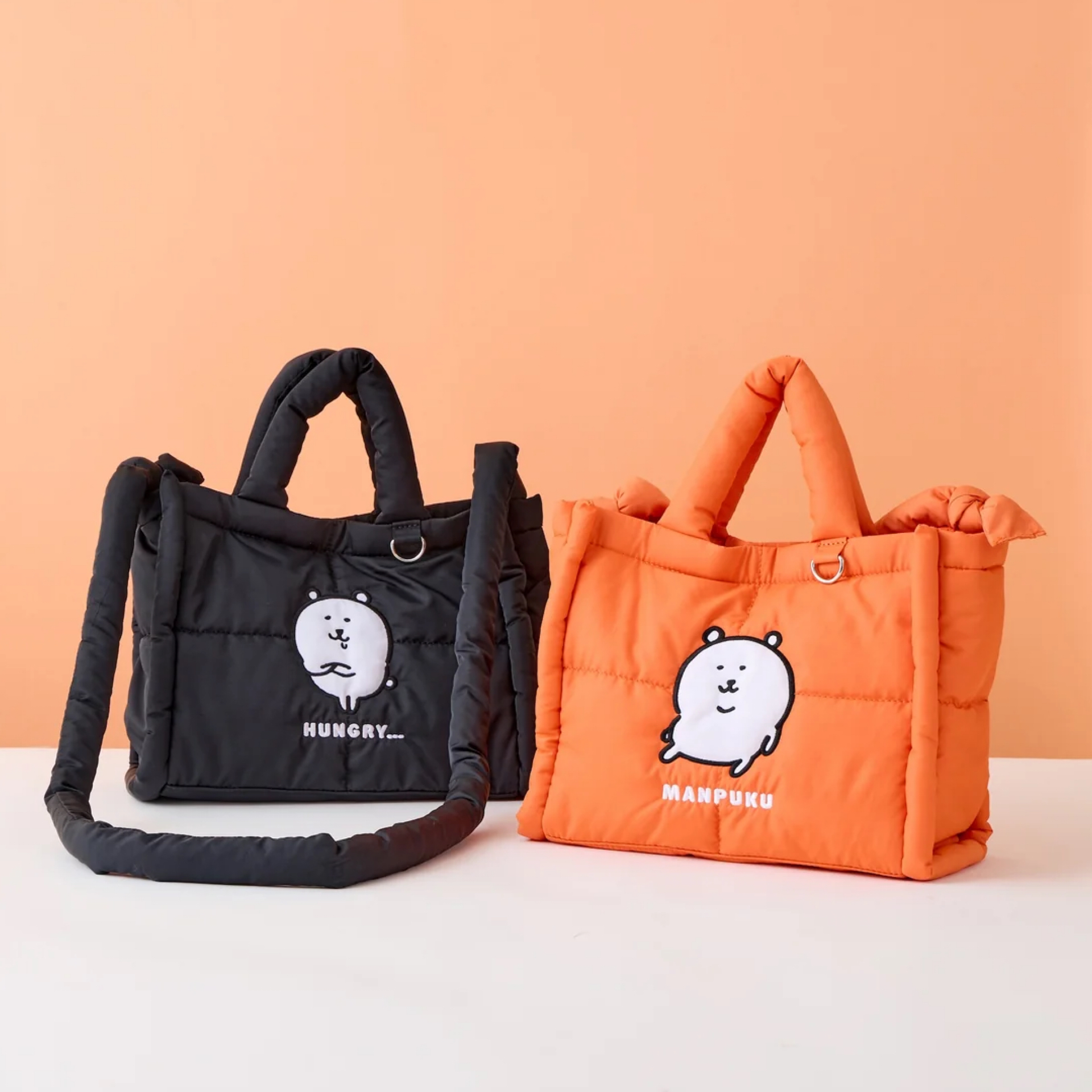 日本預訂📍日本Chiikawa / Joke Bear刺繡兩用手袋 不包郵