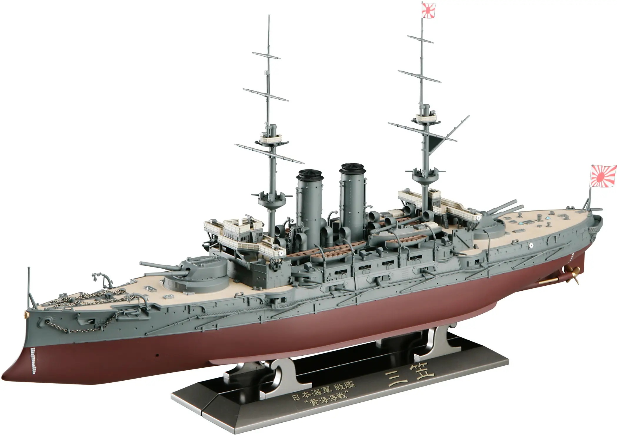 1/350 IJN Battleship Mikasa The Battle of Yellow Sea w/Wooden Deck
