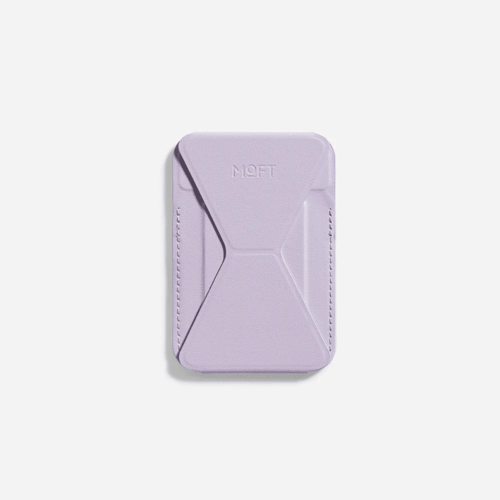 MOFT MOVAS 專利純素皮革 Snap-on 磁吸式手機支架 |支援 MagSafe｜手機支架｜卡套 MOVAS Vegan Leather Snap-on Phone Stand & Wallet | MagSafe Compatible MS007MP