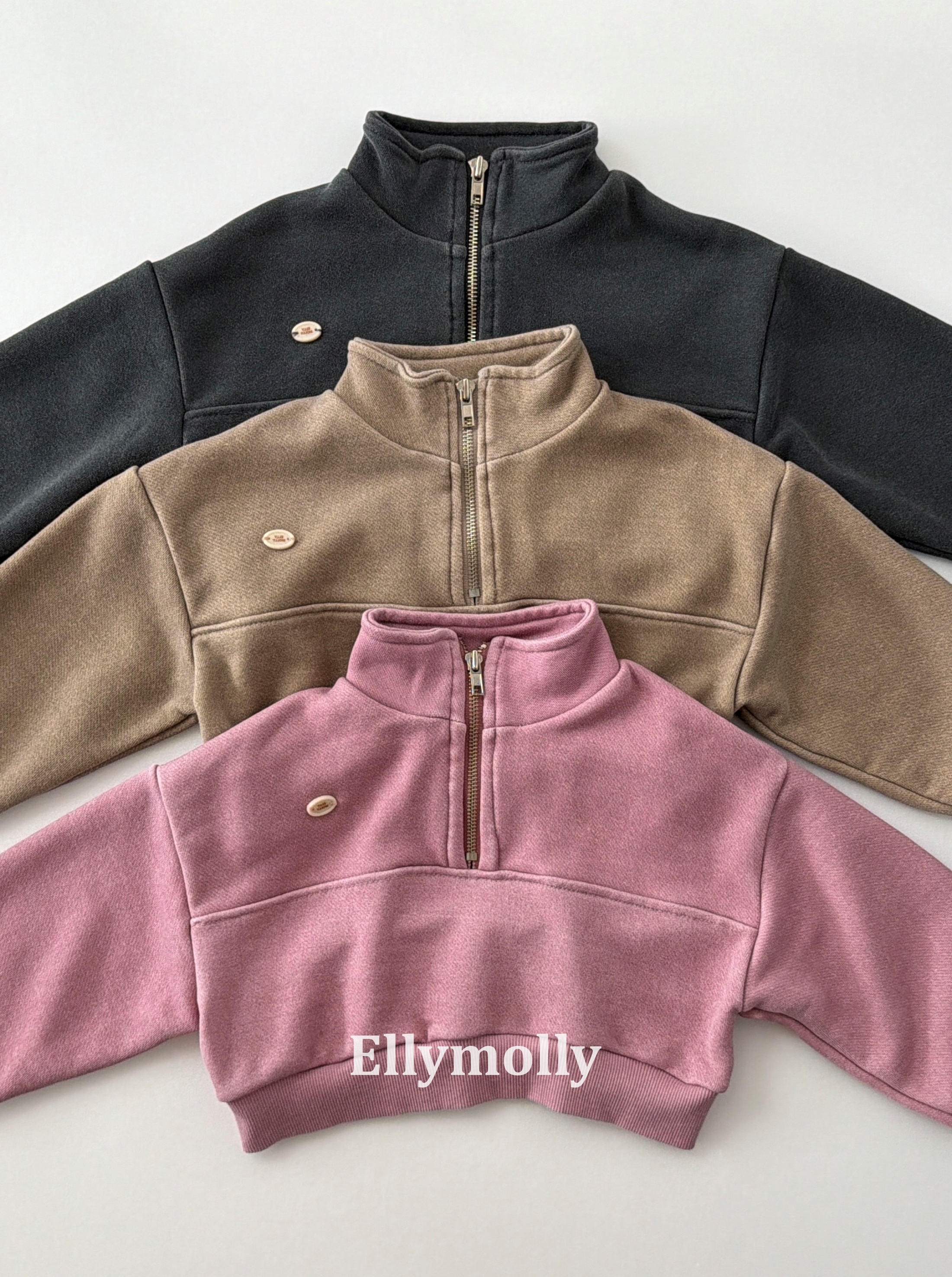 Ellymolly | Arch Pig Half Zip-up