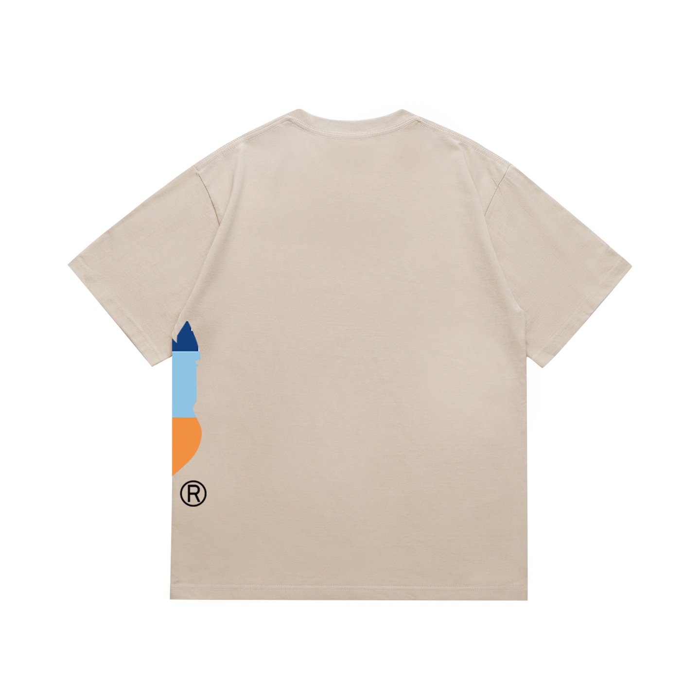 Bape Color Block Side Big Ape Head Tee
