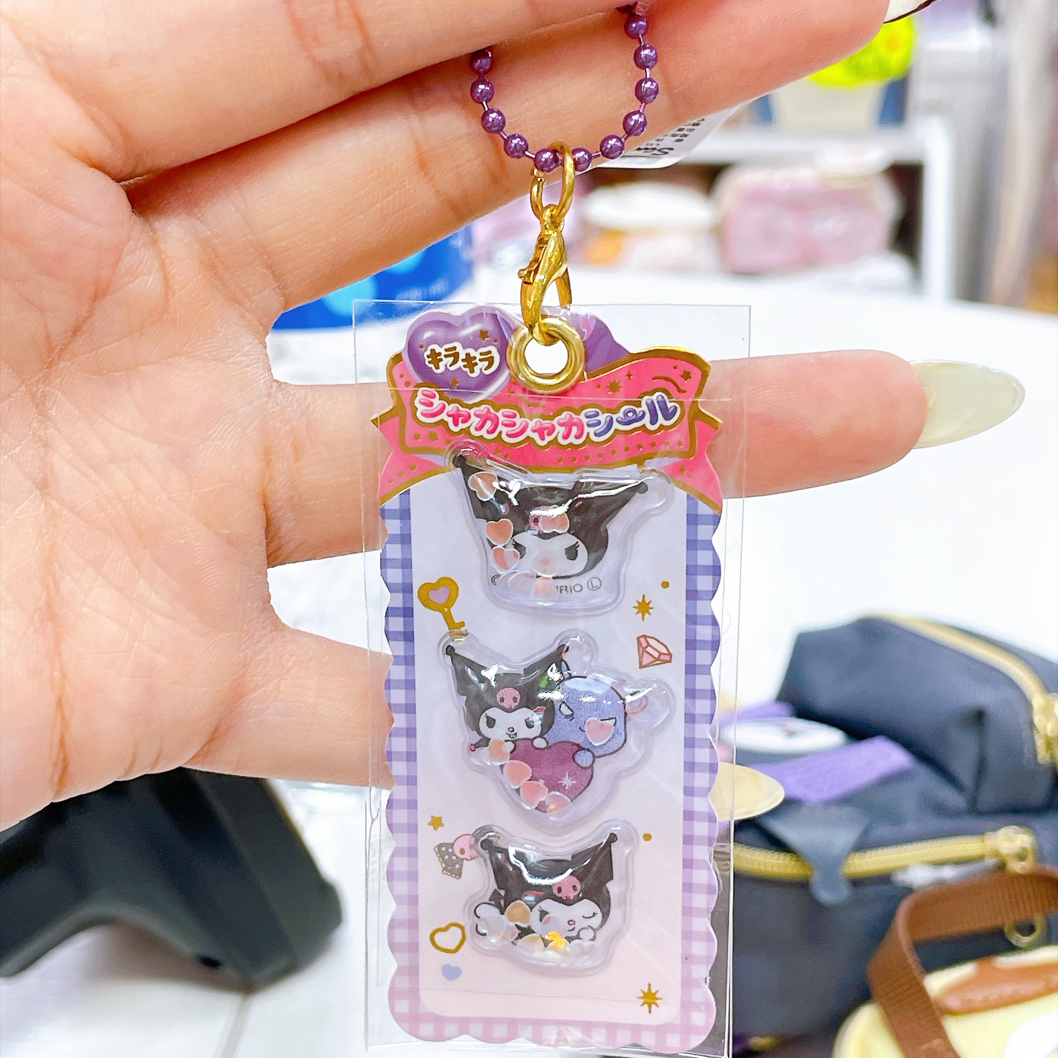 日本直送日本版Sanrio 鎖匙扣貼紙