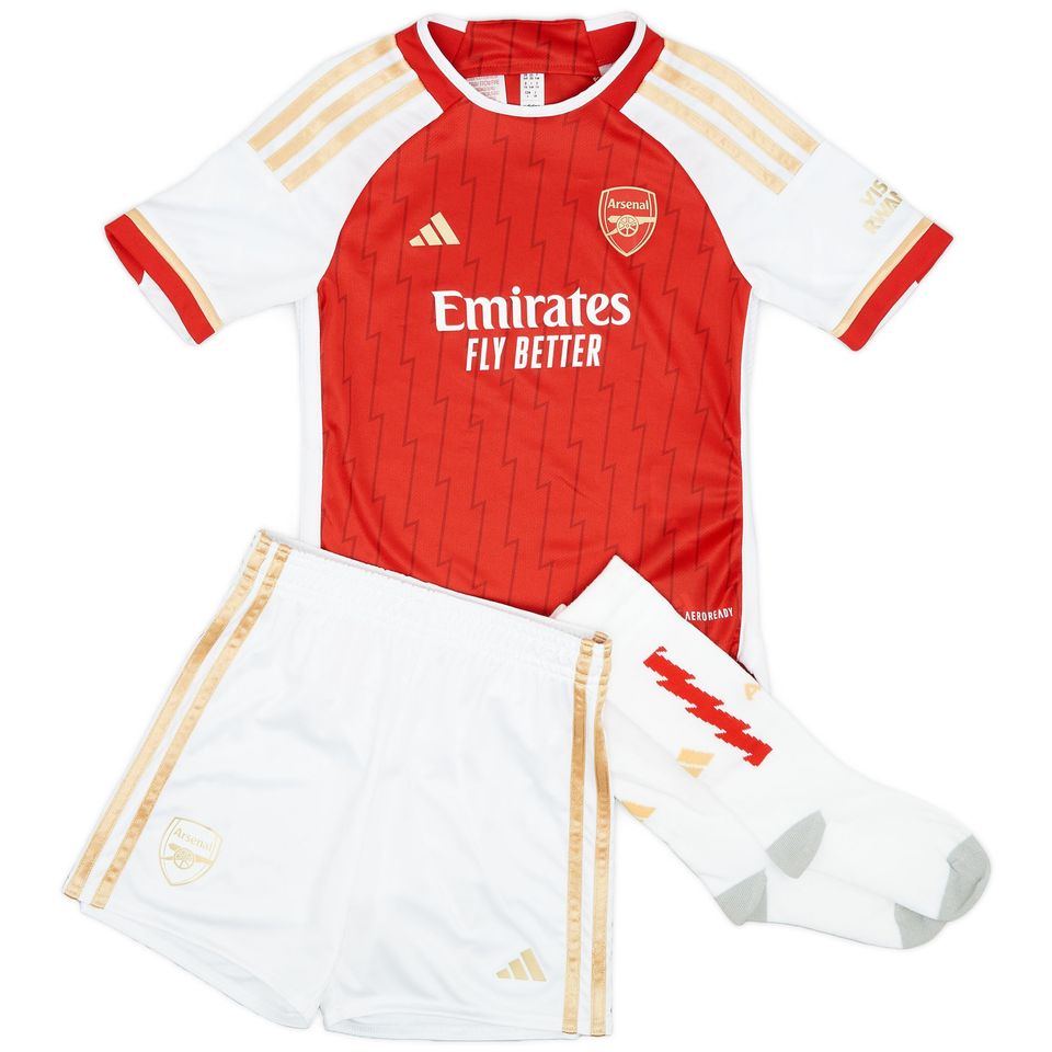 Adidas Arsenal 阿仙奴2023-24 主場球衣(幼童套裝) | Goal4U e-Shop