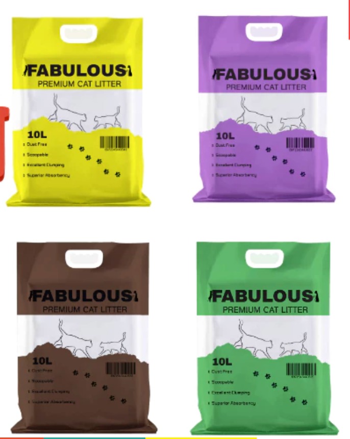 Fabulous Premium Cat Litter 10L - Dust Free, Scoopable, Excellent Clumping, Superior Absorbency