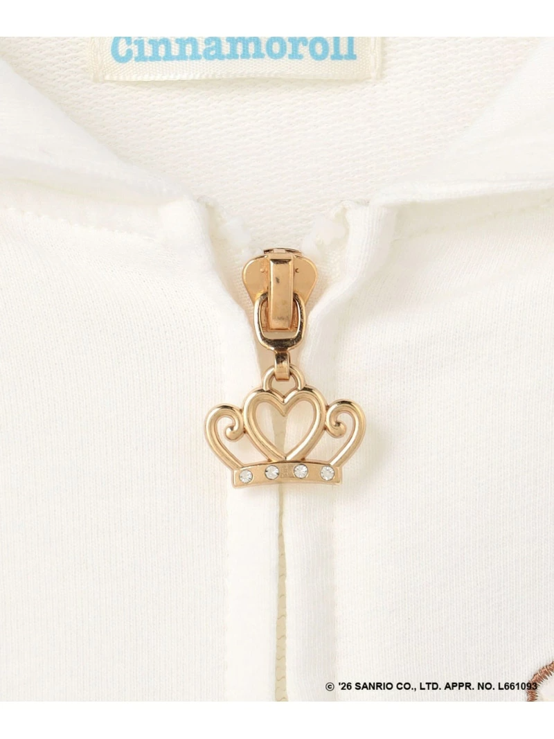 🆕【⭐訂購⭐】 🇯🇵日本直送 🌀#Cinnamoroll x ANY KIDS 刺繡 #玉桂狗 造型連帽外套🌀[ELCA-0087][260404]