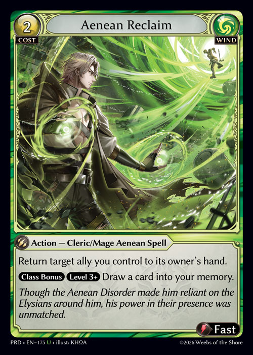 Aenean Reclaim / PRD-175 (U)