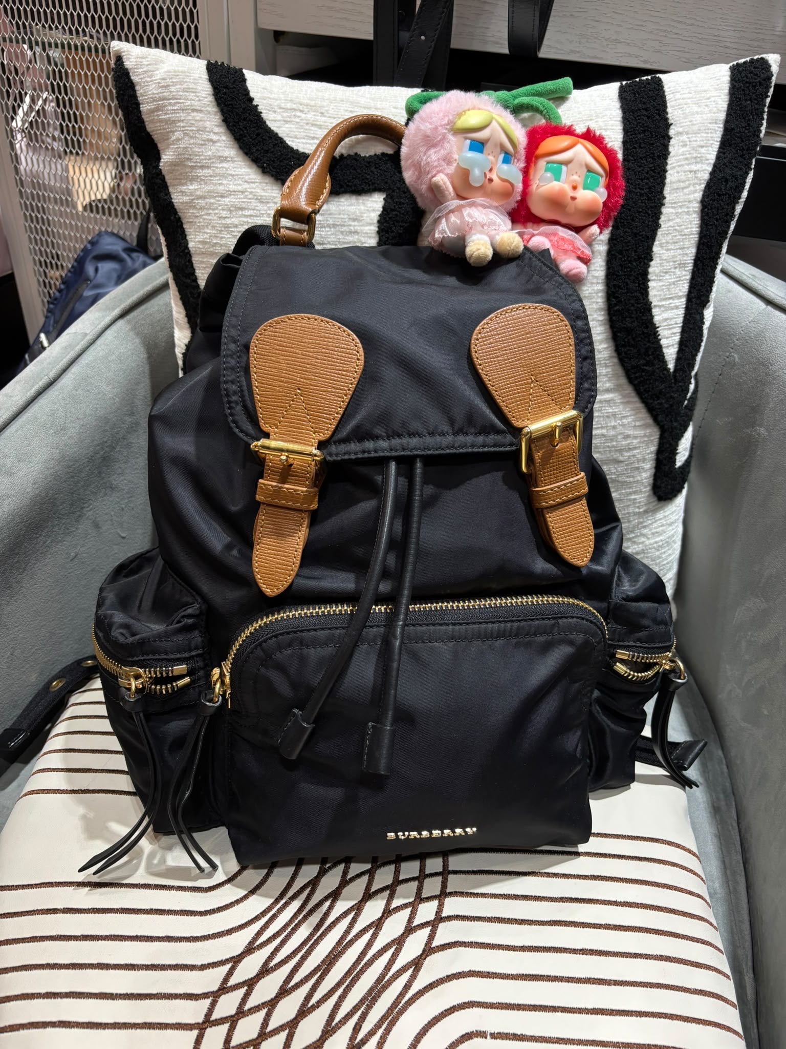 Burberry Nylon Backpack 100%Authentic, 98%New ✅Dust Bag