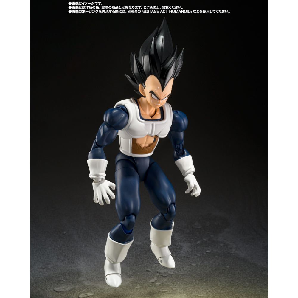 SHF Dragon Ball Z Vegeta Old Battle Armor