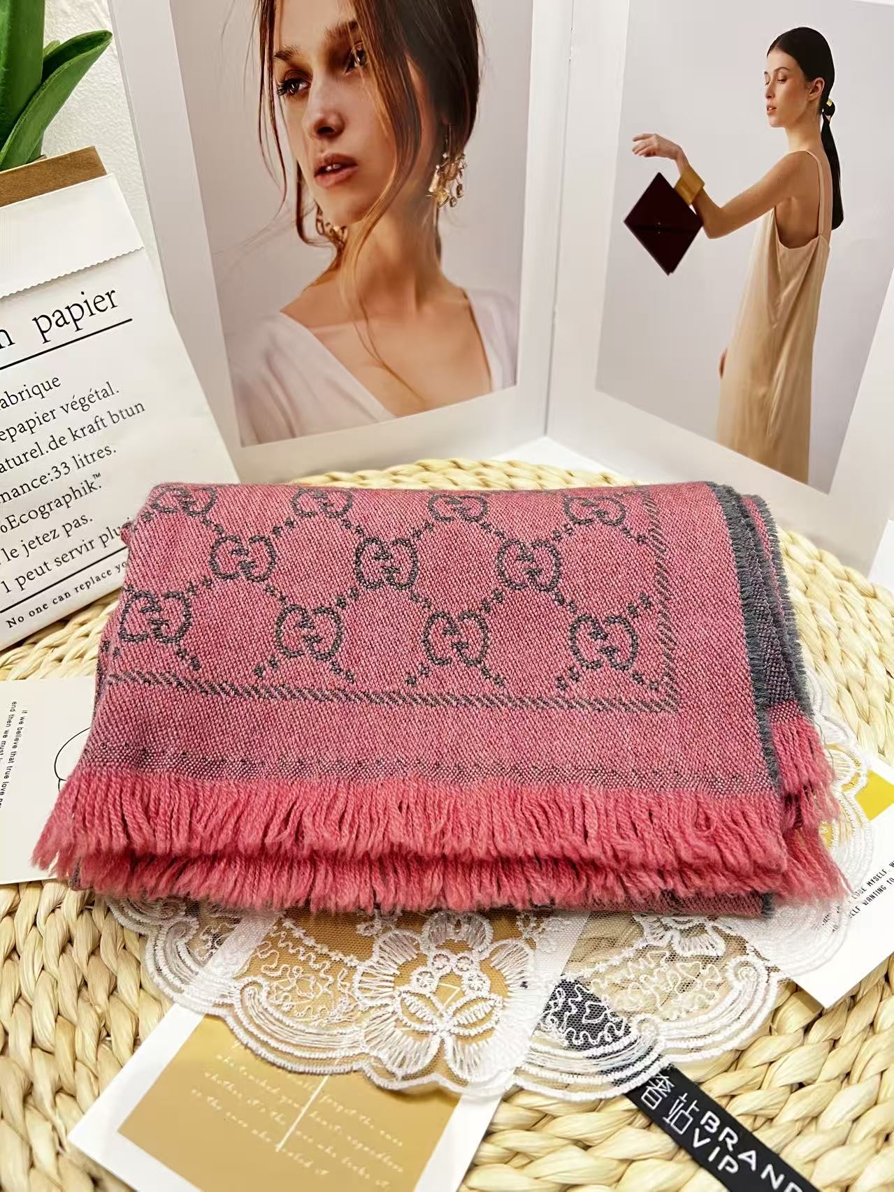 Gucci Reversible Wool Scarf