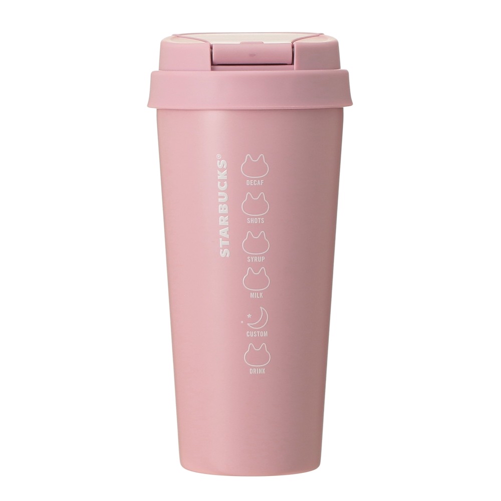 🎀【預訂】Starbucks JP MOON LIGHT HALLOWEEN 粉紅色不鏽鋼保溫杯 473ml 