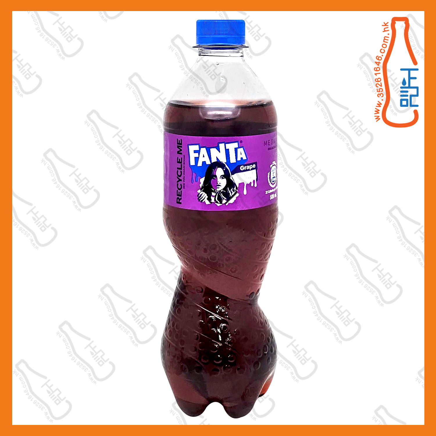 (支裝) 芬達提子汁 500ml x 24支 /箱