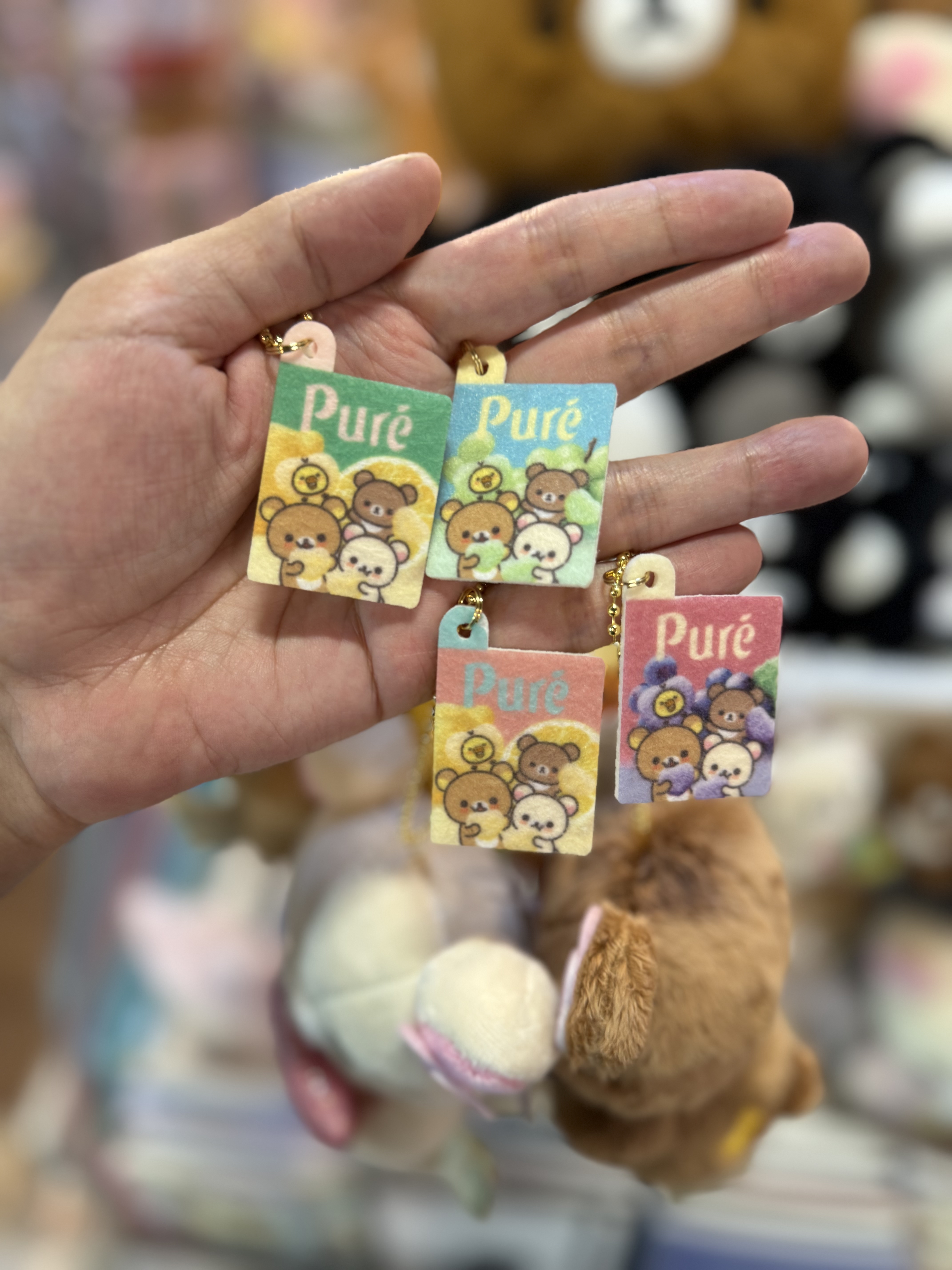 《現貨》全新loft 限定puregumi x rilakkuma 掛飾