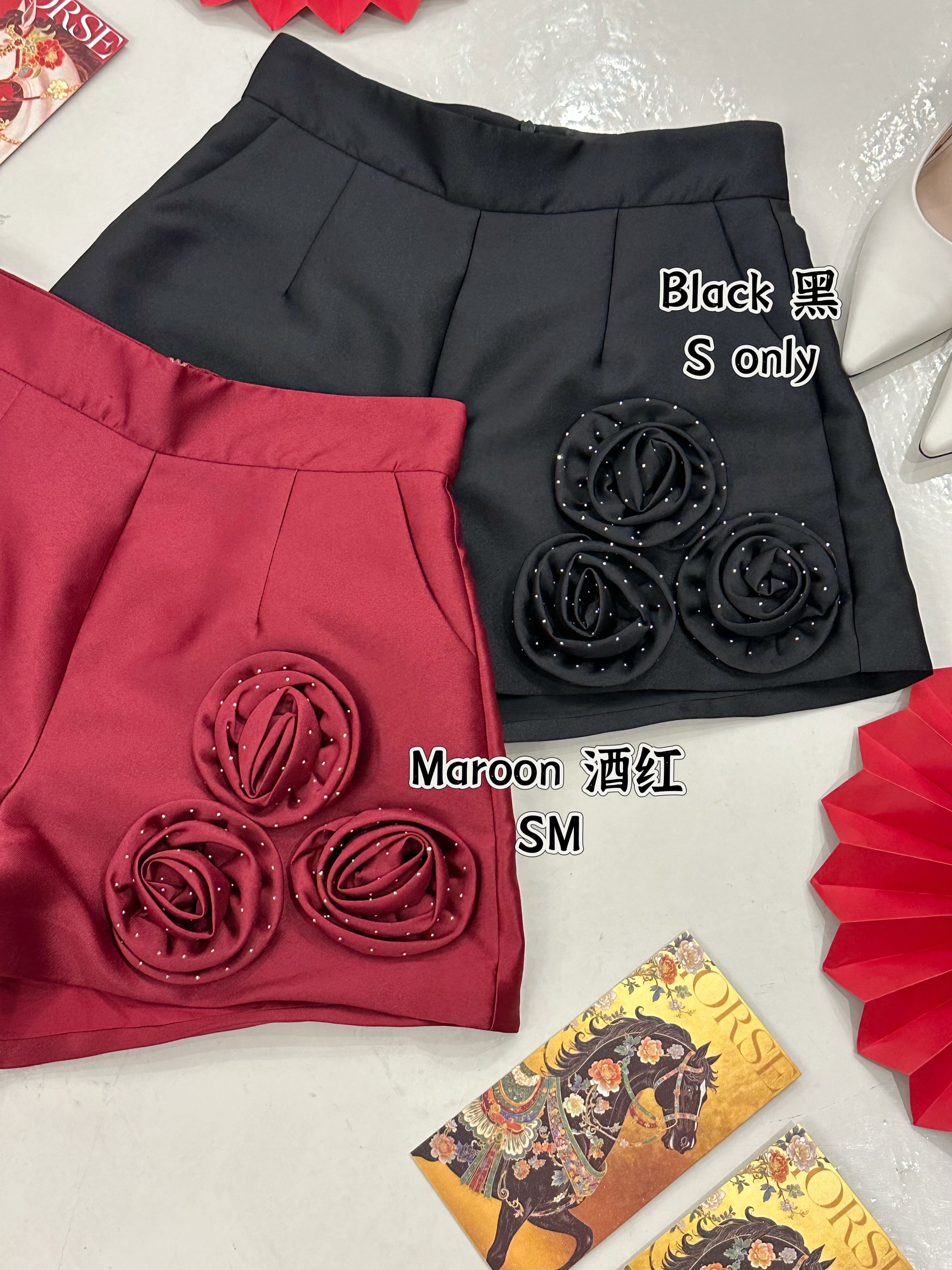 2764 HIGH PREMIUM 3D ROSE PANT 