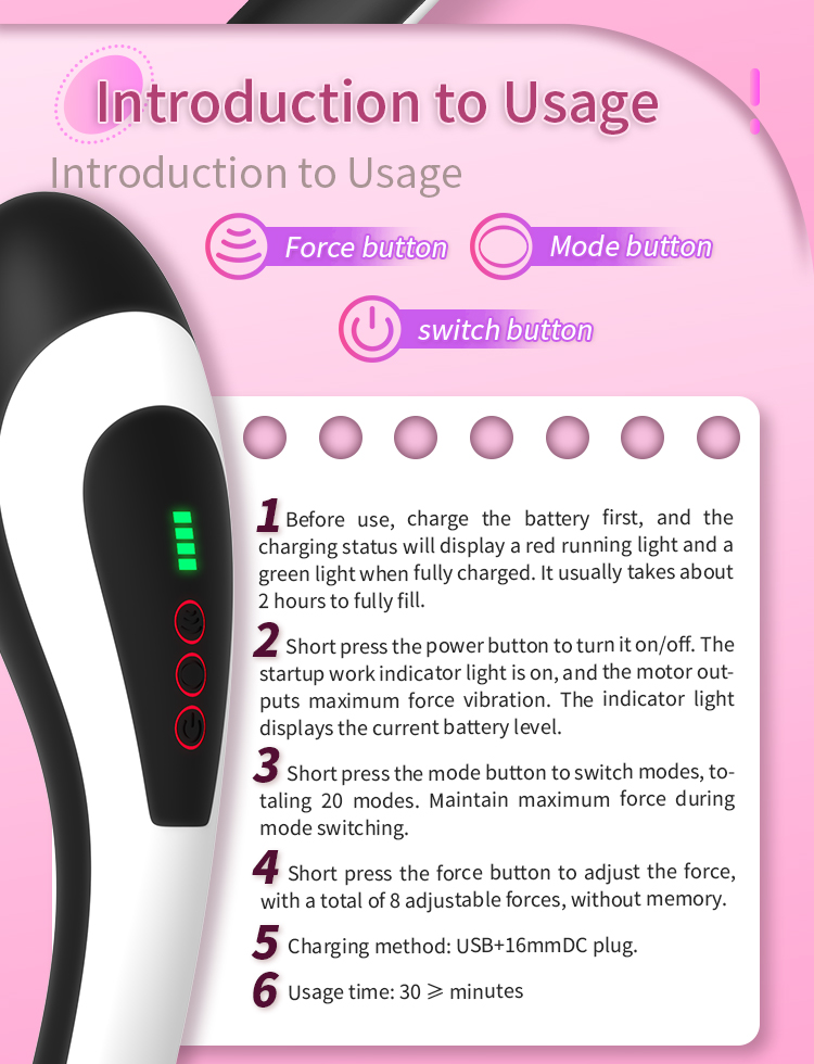 筋膜枪自慰器女AV按摩振动棒电动成人情趣性用品玩具