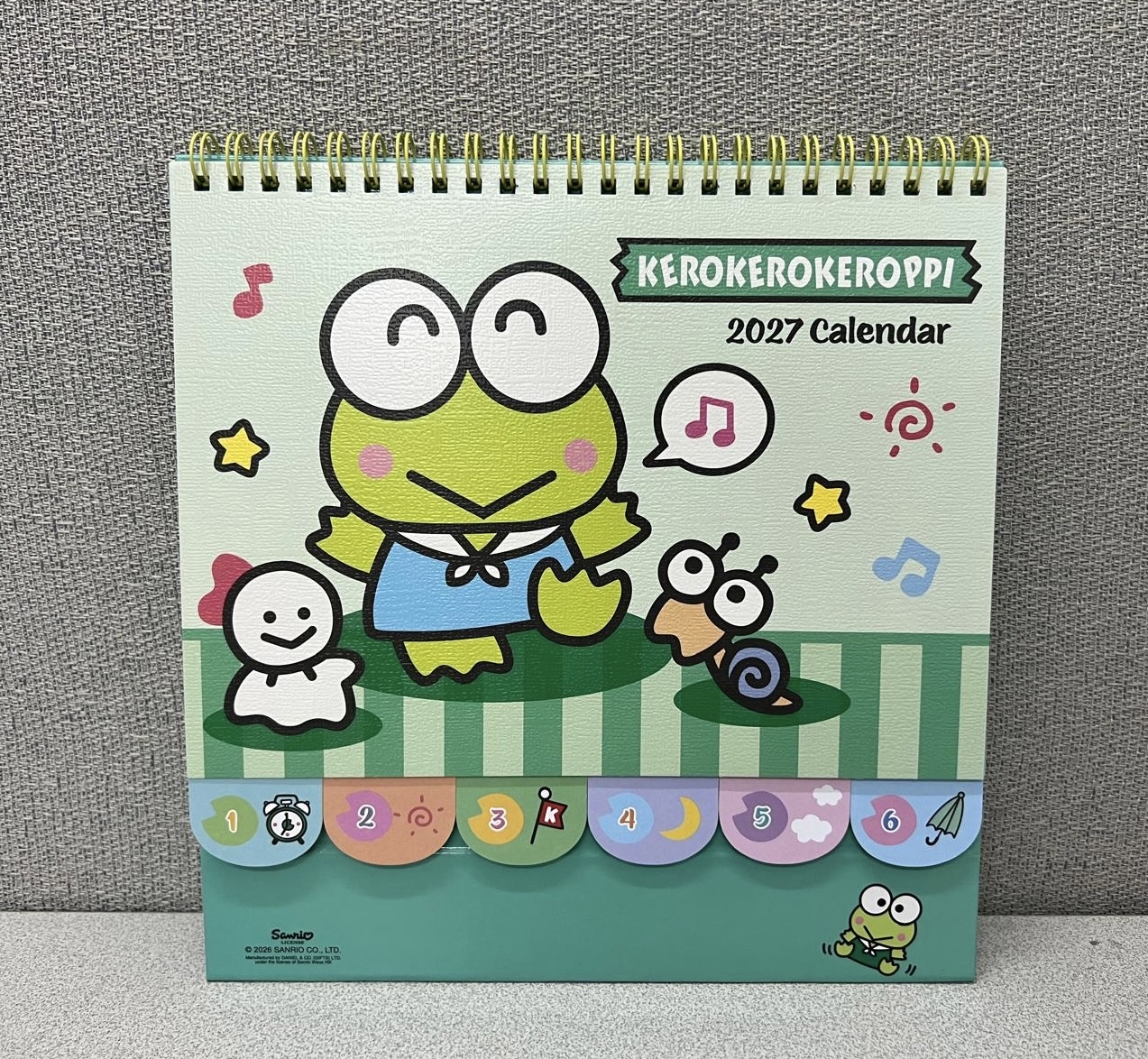 🇭🇰港版Sanrio 2027年座枱月曆