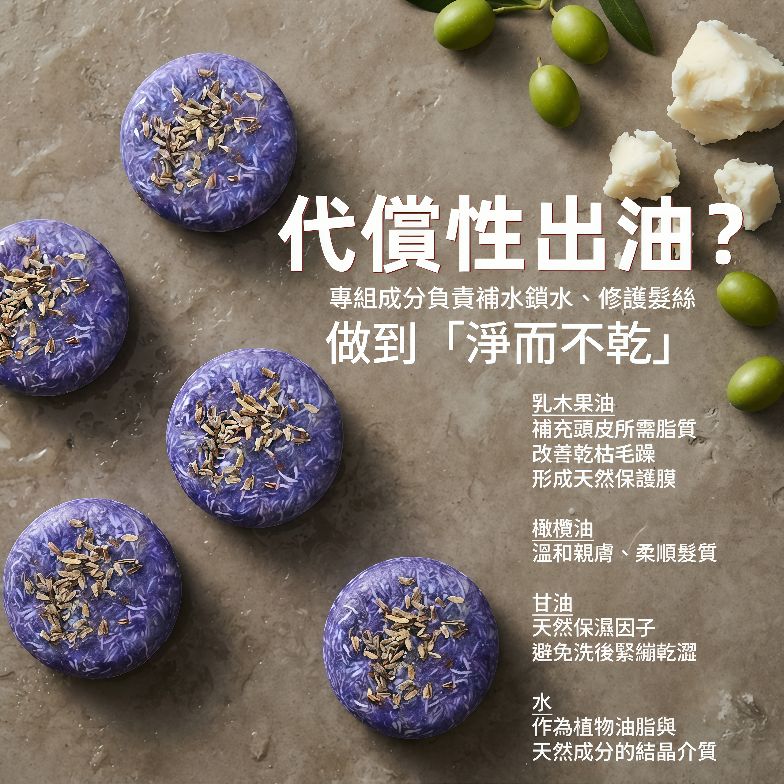 薰衣草乳香 | ​頭皮淨養洗髮皂~60g