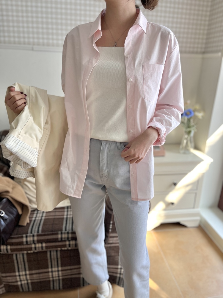 The Oxford Pocket Shirt (Pink)