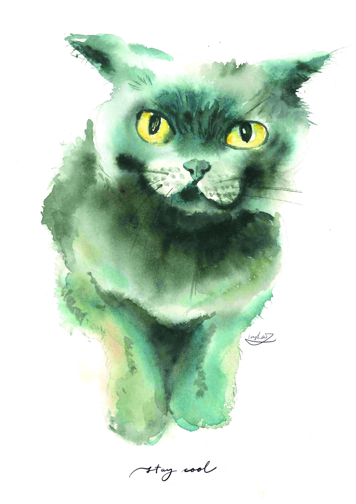 Creative Studio - A4 ART PRINTS Watercolour Animal Portraits