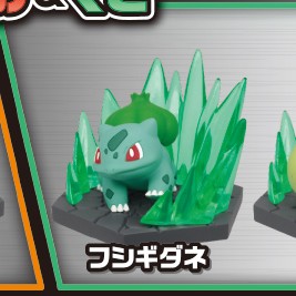 🇯🇵日版 TAKARA TOMY A.R.T.S POKEMON 寵物小精靈 精靈寶可夢 火系 VS 草系 扭蛋 奇異種子