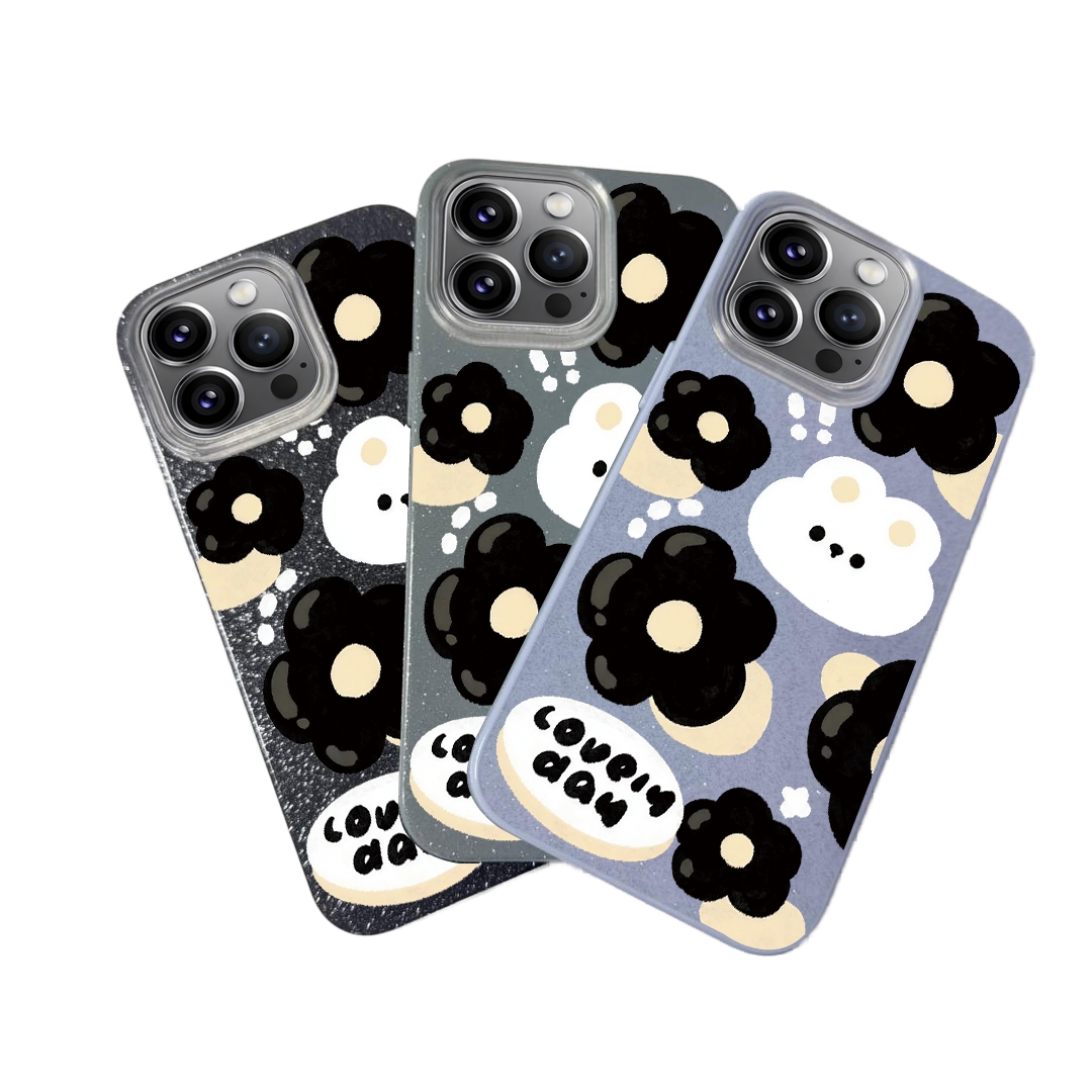 BLING CASE PHONE FOR IPHONE - DESIGN FLOWER Y