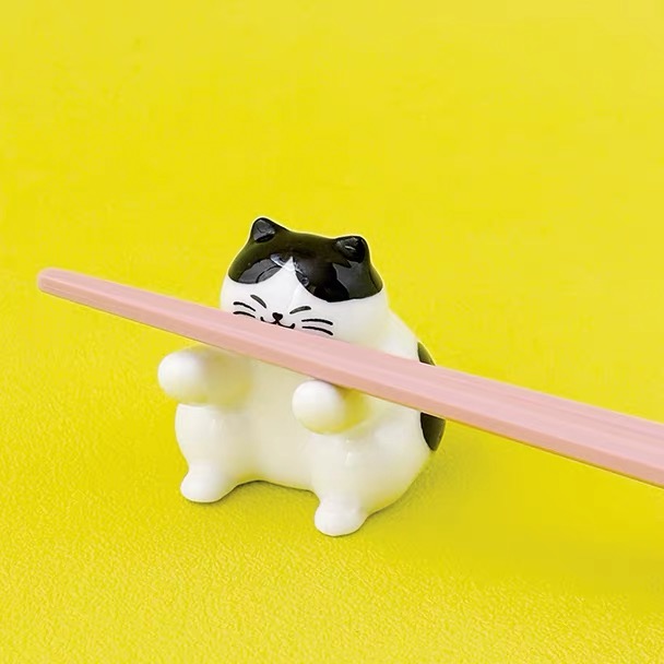 日本Decole貓咪系列筷子架