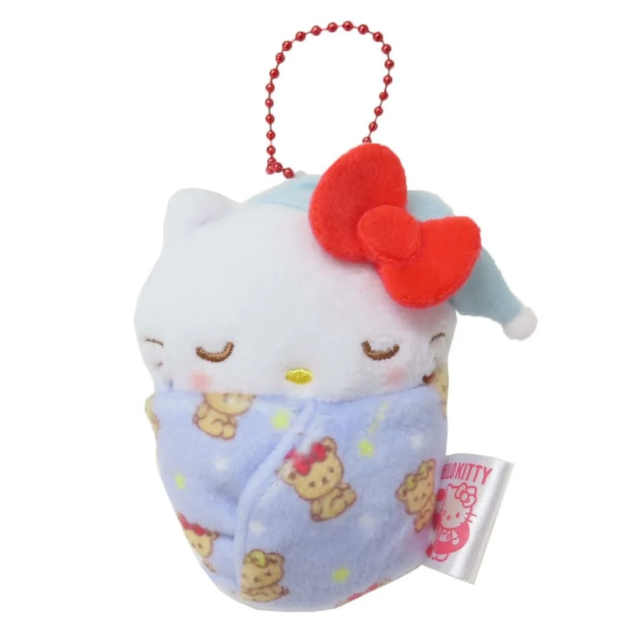 Sanrio Hello Kitty 50周年睡袋 公仔掛飾