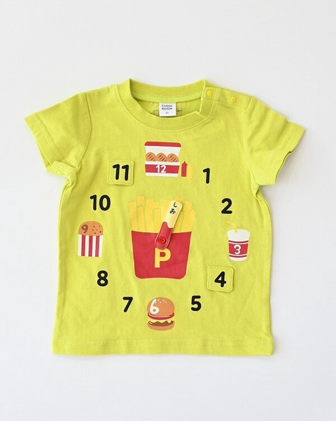 🆕【⭐訂購⭐】 🇯🇵日本直送 🌀可愛移動 薯條時鐘 短袖TEE［3款選］🌀[ELDA-0218][260524]