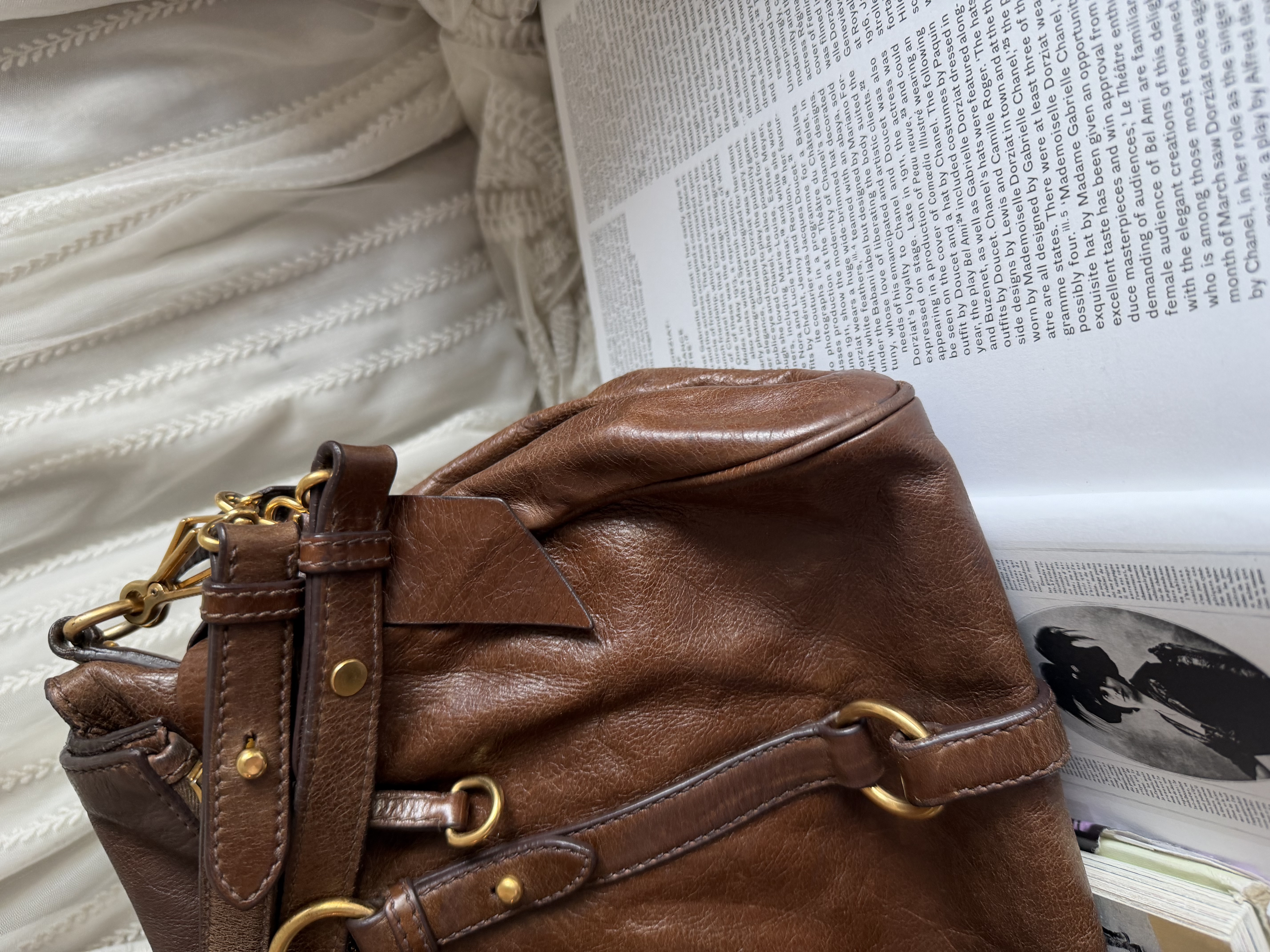 Miu miu vitello bag brown 