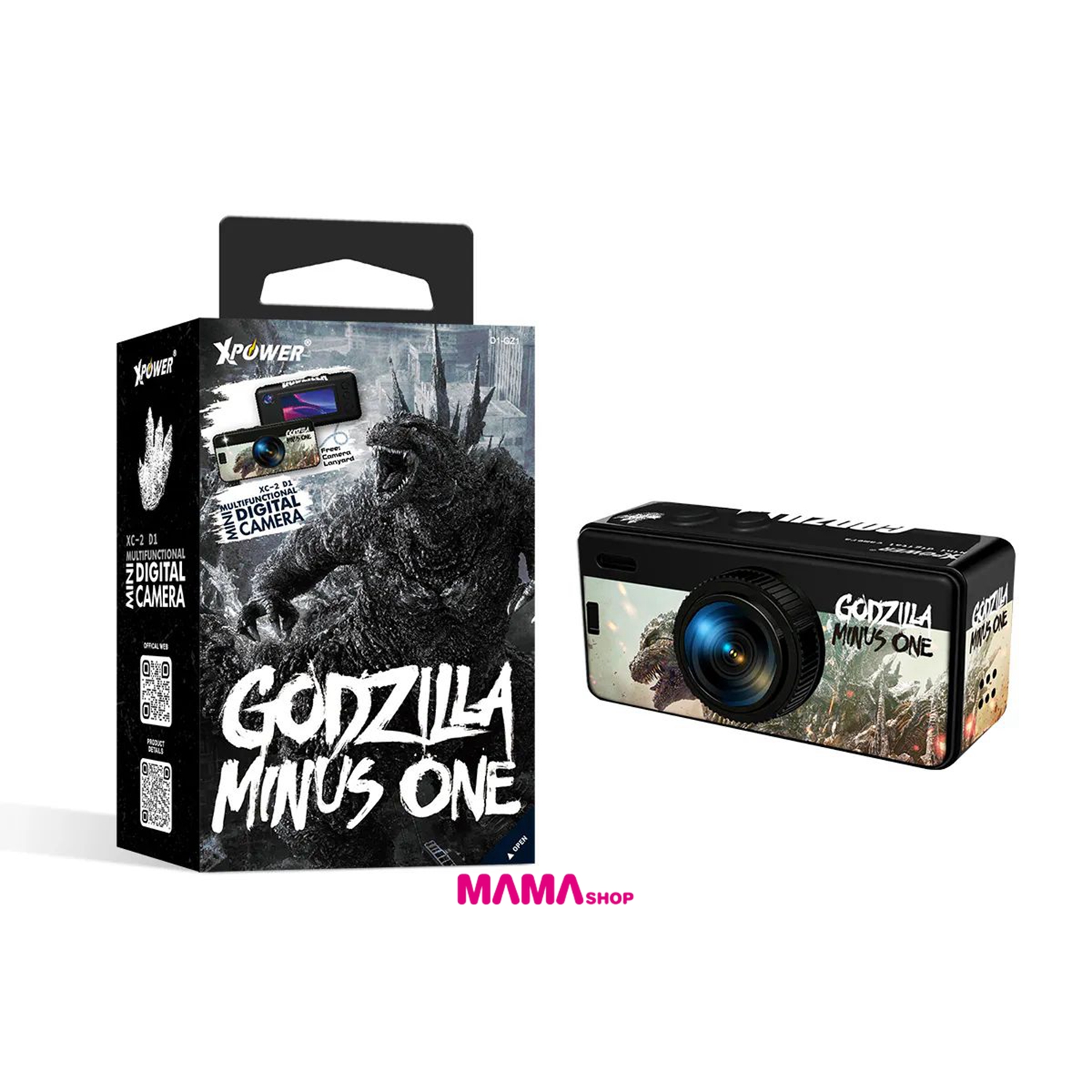 Godzilla 哥斯拉 XC2 迷你數碼相機 D1-GZ2