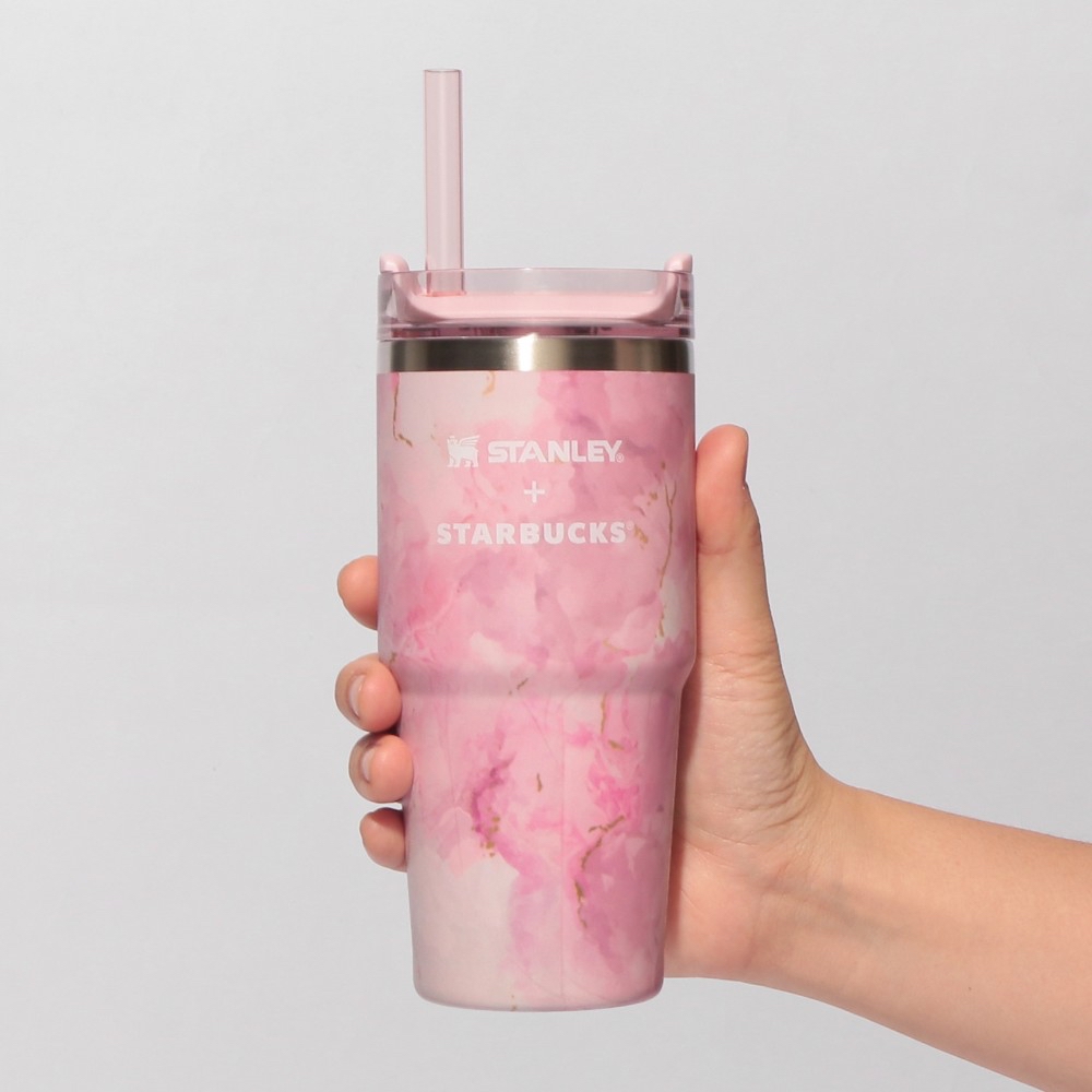  🎀【預訂】 Starbucks JP Sakura 2026 Collection STANLEY 3way大理石紋不鏽鋼保溫杯414ml