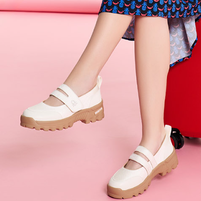 [UNITED COLORS OF BENETTON] Cool Light Maryjane Sneakers (5種)