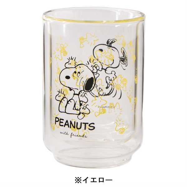 【預訂】Snoopy 玻璃杯 (yellow)
