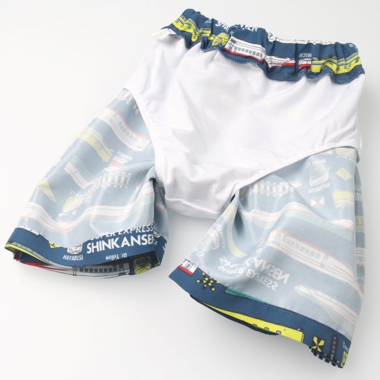🆕【⭐訂購⭐】🌀 🇯🇵 日本直送 JR新幹線列車全印花 UV防護 #泳褲［2款選］🌀 [ELDA-0167][260518]