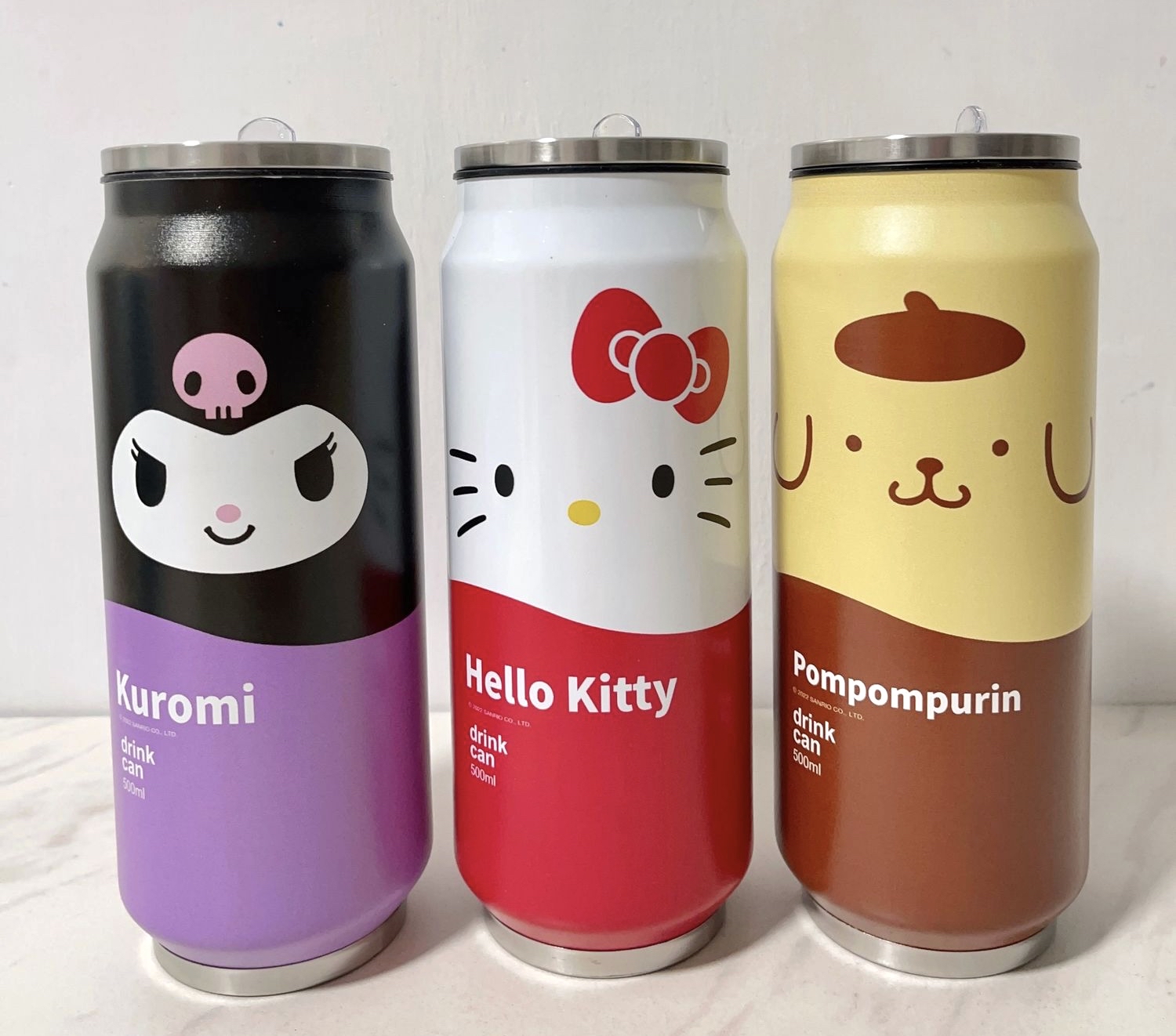 🇹🇼台灣直送🇹🇼Sanrio 易拉罐造型 500ml 保溫保冷瓶