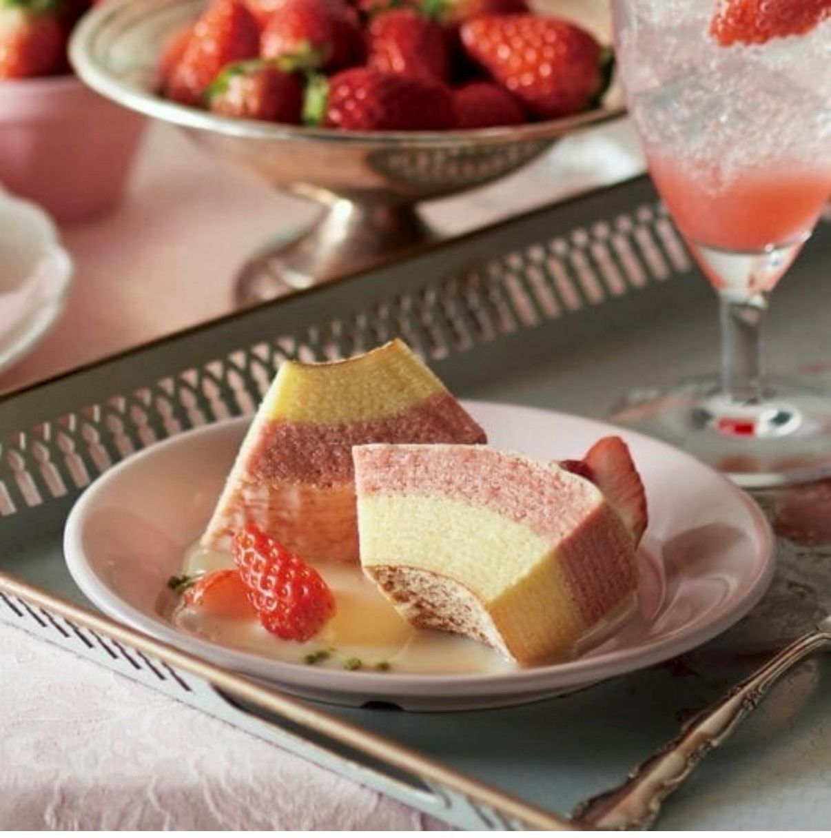 Mellow Ring - 草莓牛奶蛋年輪蛋糕🍓