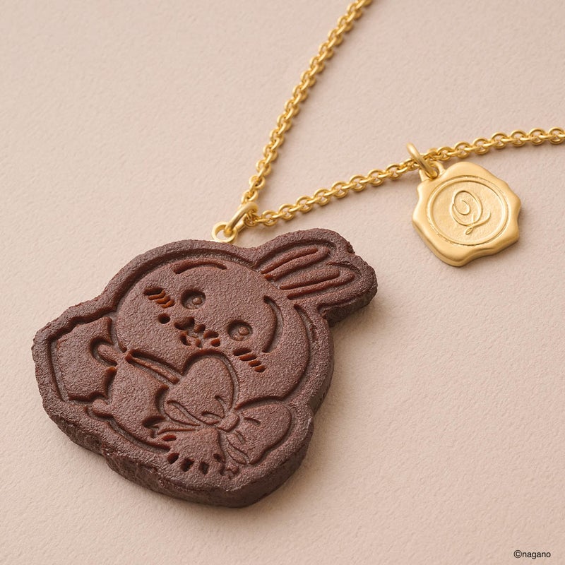 《Pre-Order》Cookie Necklace / Bag Charm 曲奇造型項鍊 / 掛飾｜Chiikawa 吉伊卡哇 X Q-pot. (26CKW27-P)