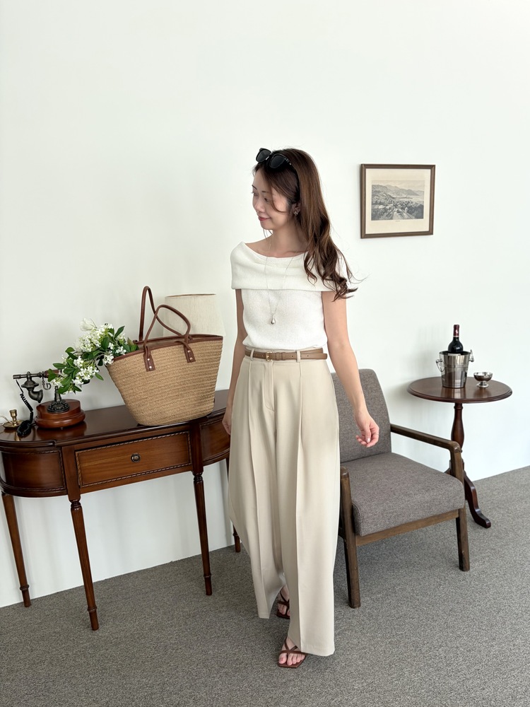 Linen Off Shoulder Top (White)