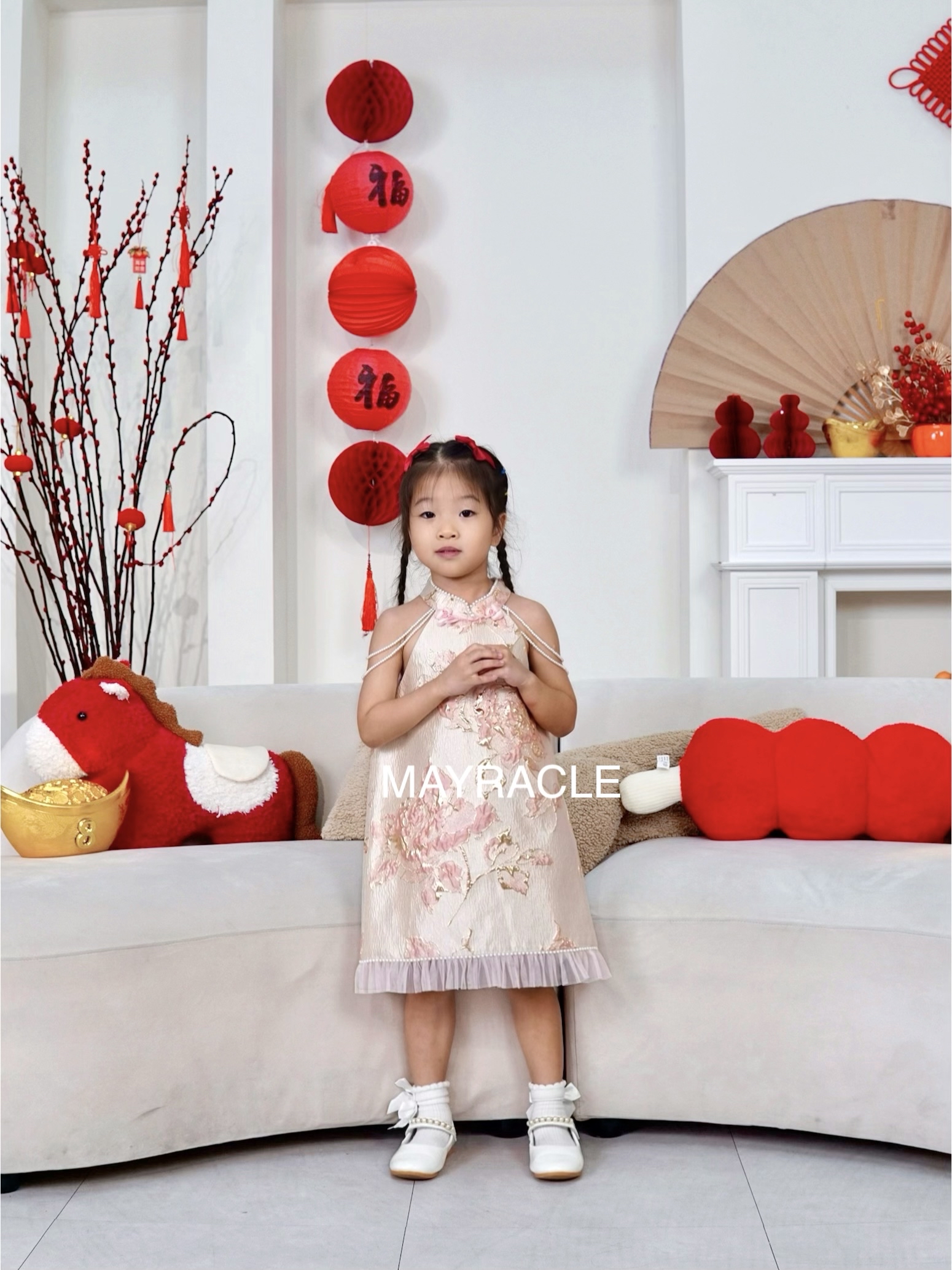 [PRE-ORDER] CNY 2027 Shun (顺) Girl Cheongsam