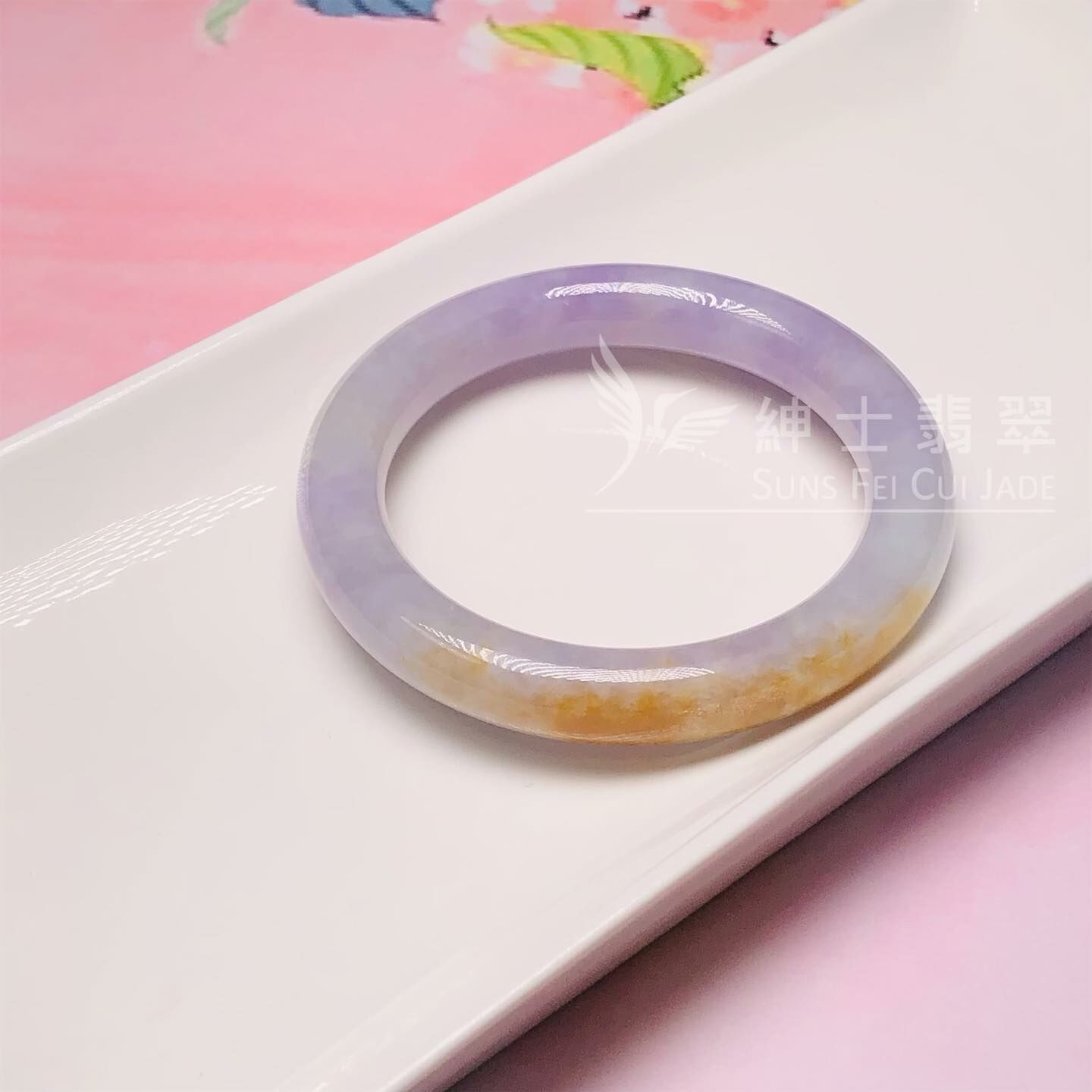 大馬坎藍紫圓鐲55.7mm