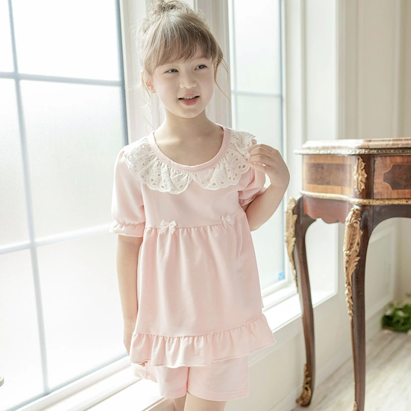 🆕【⭐訂購⭐】 🇯🇵日本直送 🌀甜美少女 皺褶蕾絲 蝴蝶結 泡泡袖 家居服［3款選］🌀[ELCA-0130][260401]