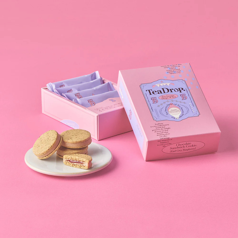 日本直送 日本 TOKYO 茶味  伯爵奶茶覆盆子口味 夾心餅乾 