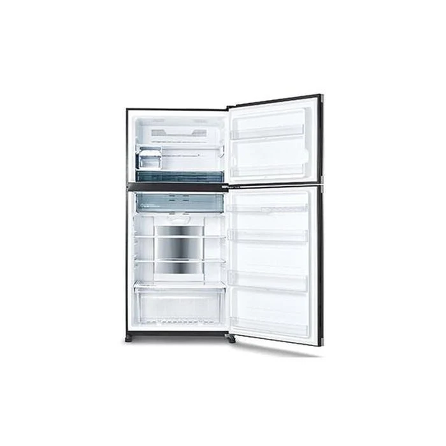 Sharp 720L Pelican Glass Door 2-Door Refrigerator (SJP882MFGM)