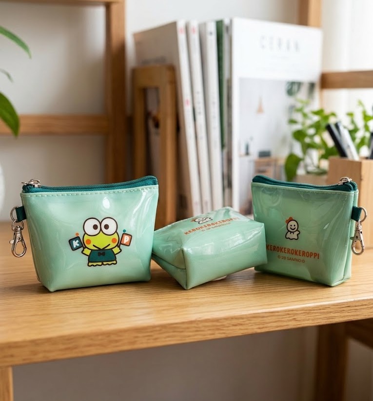 Sanrio Keroppi PVC pouch