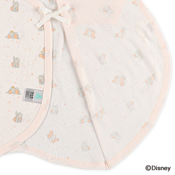 🇯🇵預訂 日本直送🇯🇵Dumbo小飛象新生兒印花綁帶純棉蝴蝶衣打底兩件套（四季款）