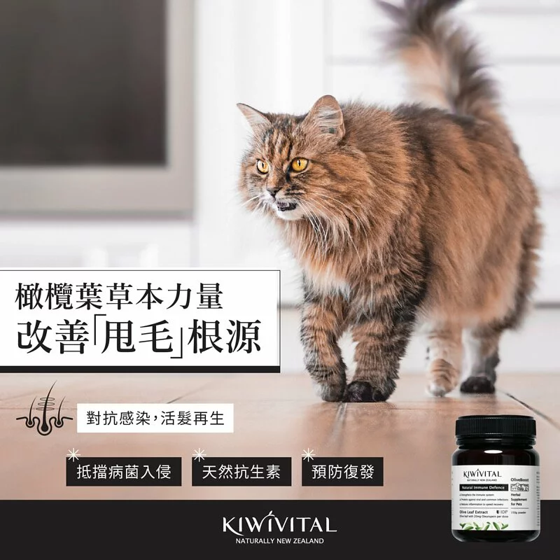 Kiwivital OliveBoost 80g 寵物專用橄欖葉草療配方
