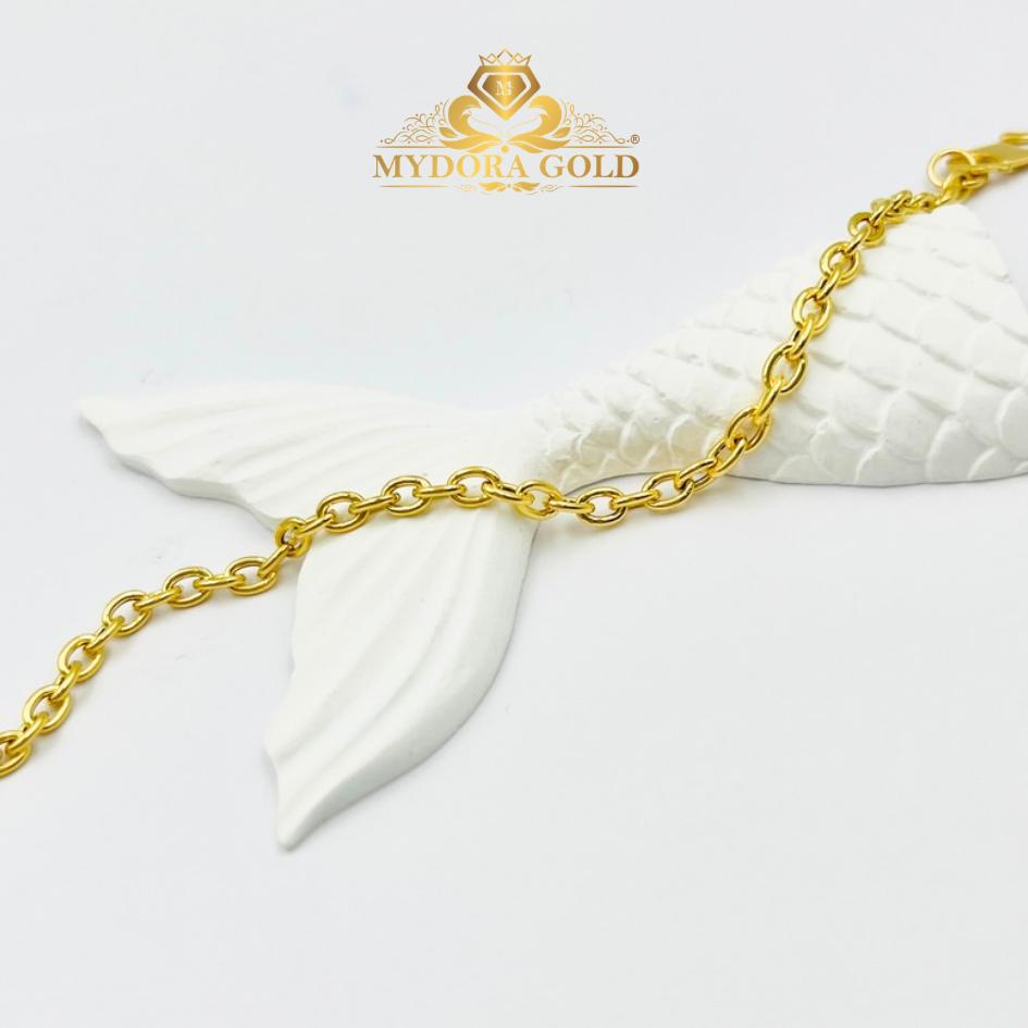 MYDORA Rantai Tangan Sauh Budak 1g+ | EMAS 916/ 22k