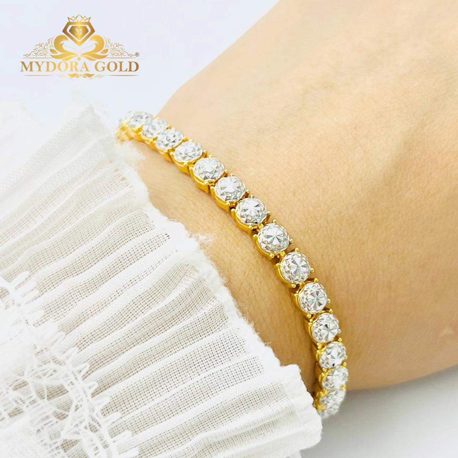 MYDORA EMAS 916 Rantai Tangan Diamond Glow | EMAS 916/22K
