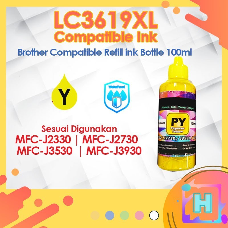 🔥Compatible Brother LC3619xl Refill Ink Bottle 🔥100ml  LC3617 MFC-J2330dw MFC-J2730dw MFC-J3530dw MFC-J3930dw LC-3619