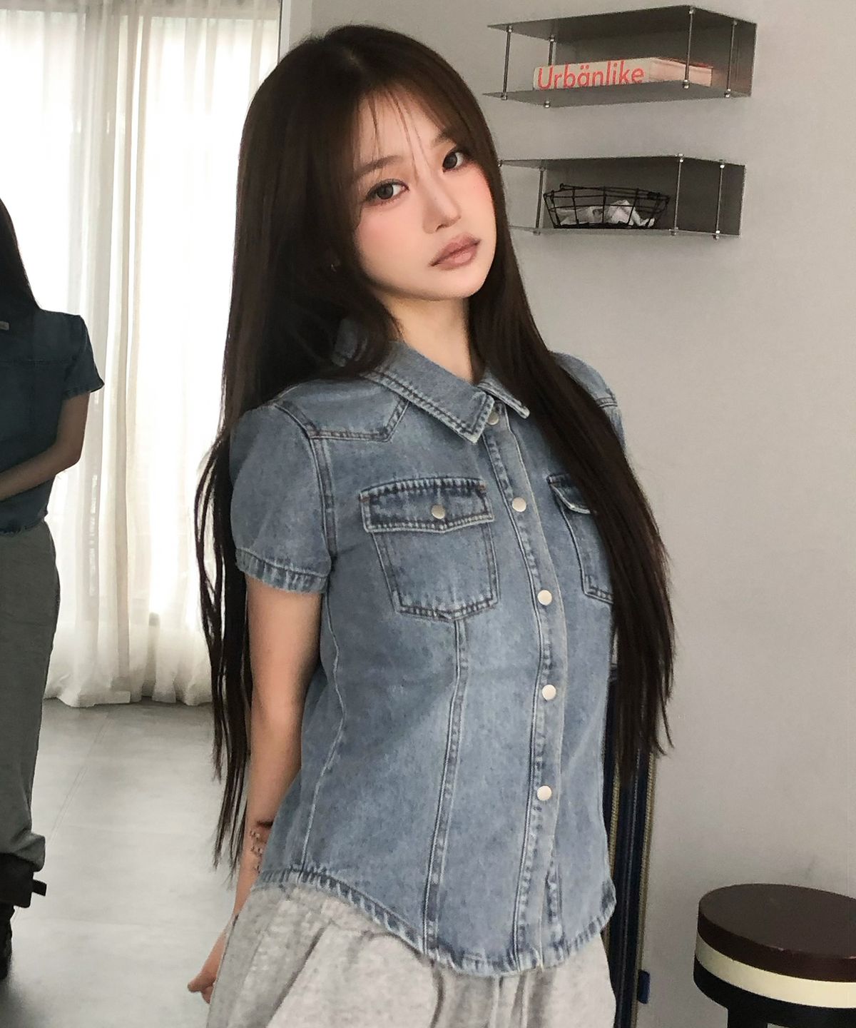 🇰🇷訂購｜AMES ｜DENIM SHORTSLEEVE SHIRTS 3色 