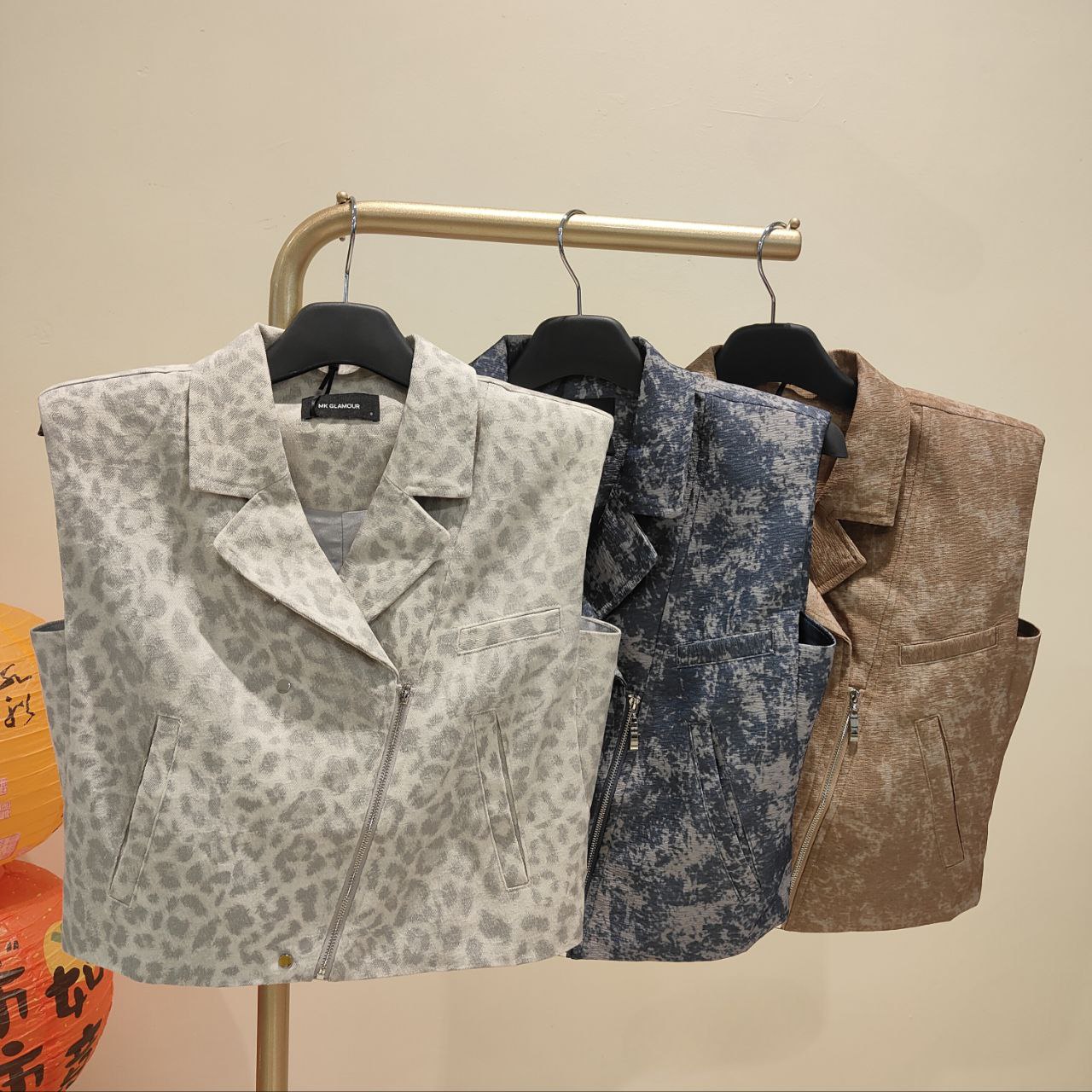 印花翻领上衣 2661